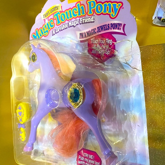 MAGIC TOUCH PONY VTG 1996 JEWEL PONY SHANNON JEWELS LIGHT UP & BLINK - Picture 3 of 16